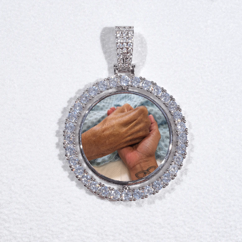 3D Spinning 2-Faced Custom Picture Pendant