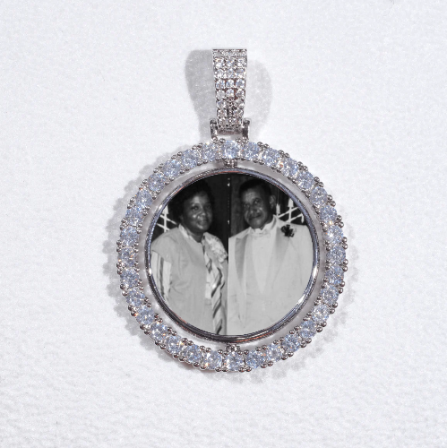 3D Spinning 2-Faced Custom Picture Pendant