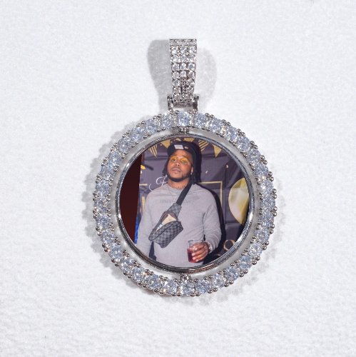3D Spinning 2-Faced Custom Picture Pendant