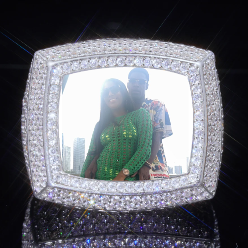 3D CUSTOM PICTURE ICED RING