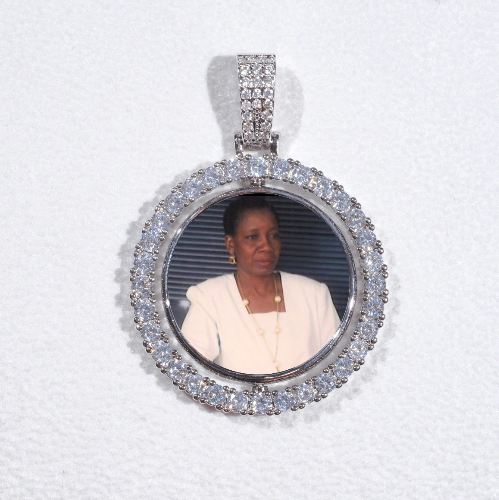 3D Spinning 2-Faced Custom Picture Pendant