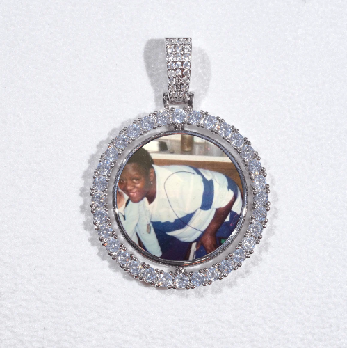 3D Spinning 2-Faced Custom Picture Pendant