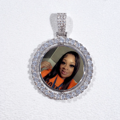 3D Spinning 2-Faced Custom Picture Pendant
