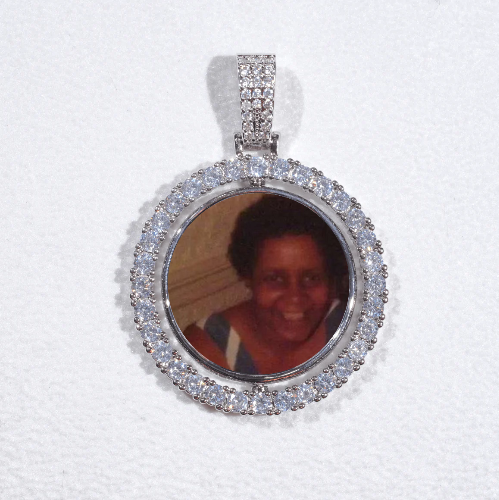 3D Spinning 2-Faced Custom Picture Pendant