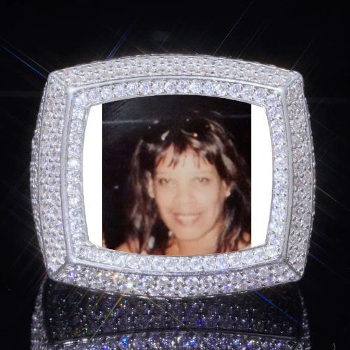 3D CUSTOM PICTURE ICED RING