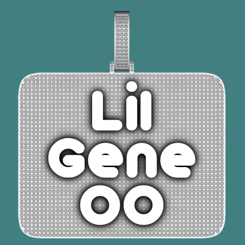CUSTOM LETTER NECKLACE 3D BIG SQUARE