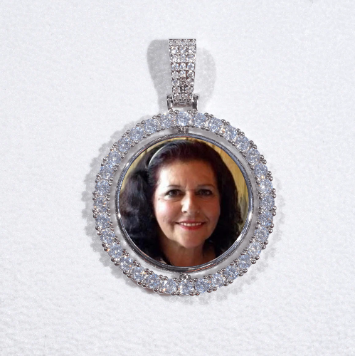 3D Spinning 2-Faced Custom Picture Pendant