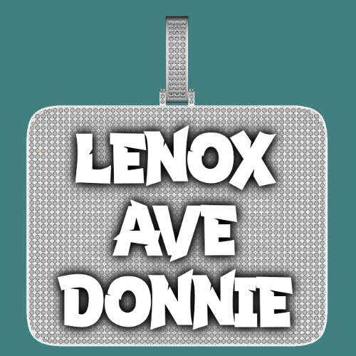 CUSTOM LETTER NECKLACE 3D BIG SQUARE