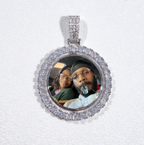 3D Spinning 2-Faced Custom Picture Pendant