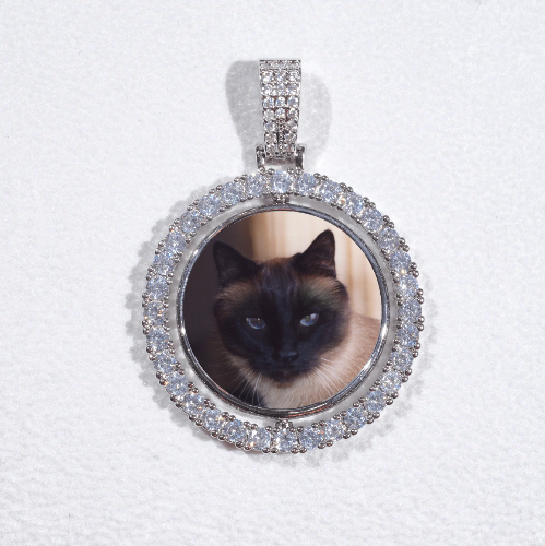3D Spinning 2-Faced Custom Picture Pendant
