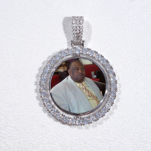 3D Spinning 2-Faced Custom Picture Pendant