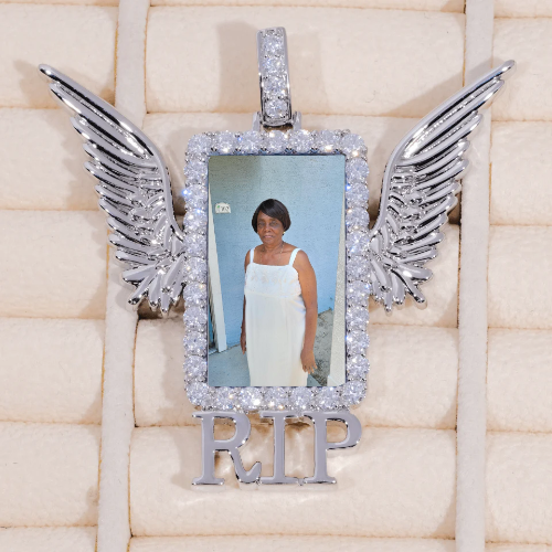 RIP WING 3D CUSTOM PICTURE PENDANT