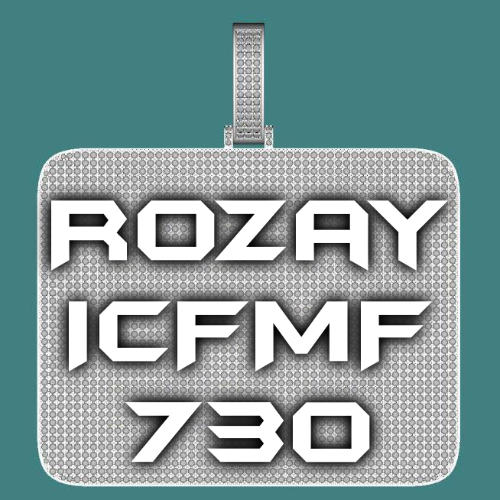 CUSTOM LETTER NECKLACE 3D BIG SQUARE