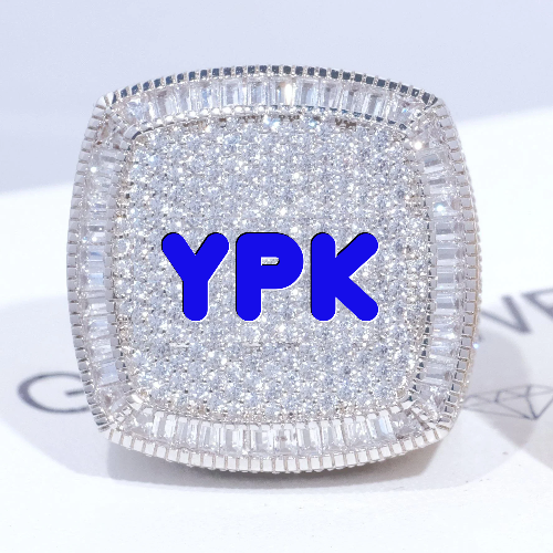 CUSTOM LETTER 3D ICED RING