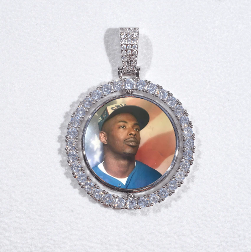3D Spinning 2-Faced Custom Picture Pendant