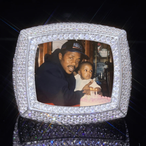 3D CUSTOM PICTURE ICED RING