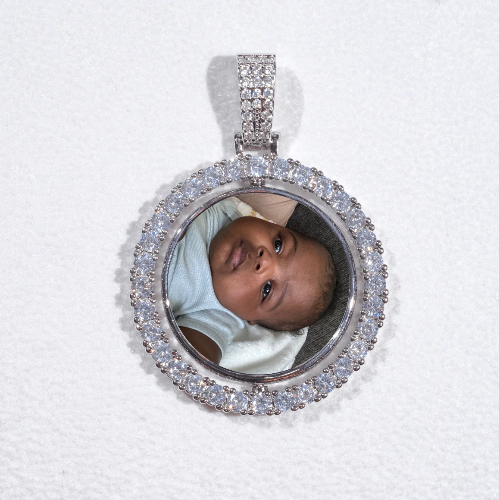 3D Spinning 2-Faced Custom Picture Pendant