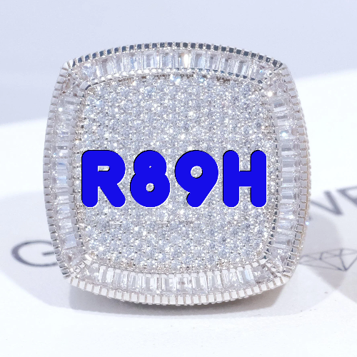 CUSTOM LETTER 3D ICED RING
