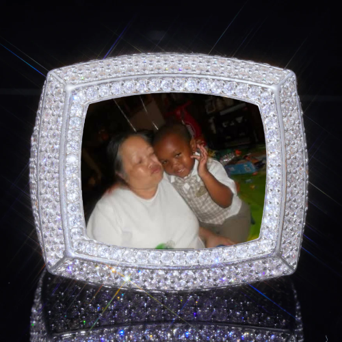 3D CUSTOM PICTURE ICED RING