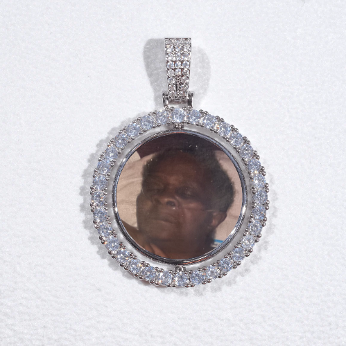 3D Spinning 2-Faced Custom Picture Pendant