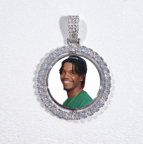 3D Spinning 2-Faced Custom Picture Pendant