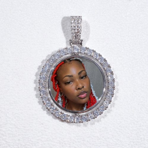 3D Spinning 2-Faced Custom Picture Pendant