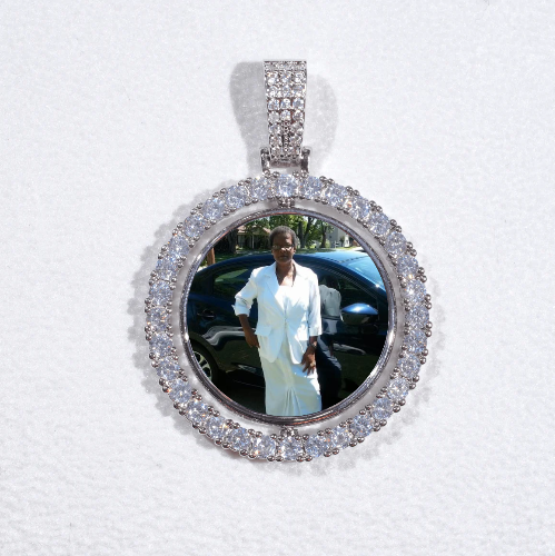 3D Spinning 2-Faced Custom Picture Pendant