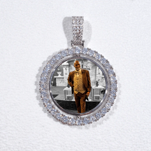 3D Spinning 2-Faced Custom Picture Pendant