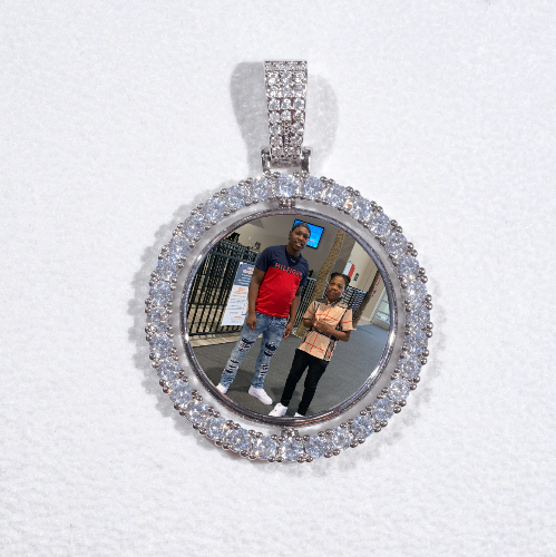 3D Spinning 2-Faced Custom Picture Pendant