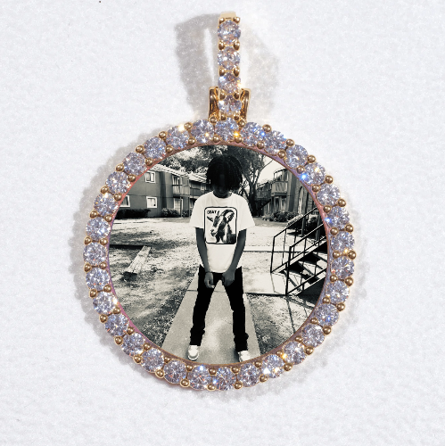 3D CIRCLE CUSTOM PICTURE PENDANT SMALL SIZE