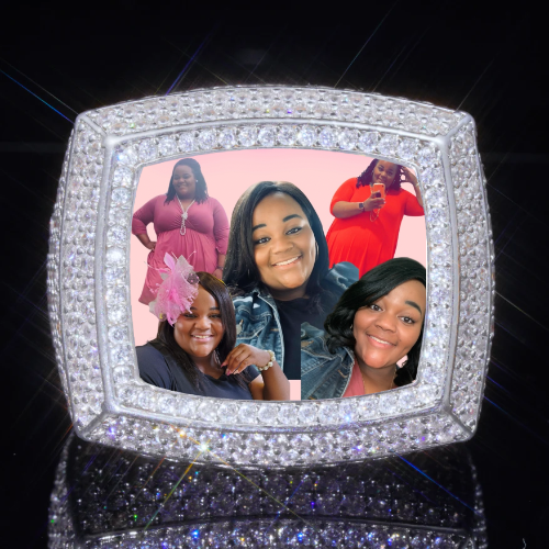 3D CUSTOM PICTURE ICED RING