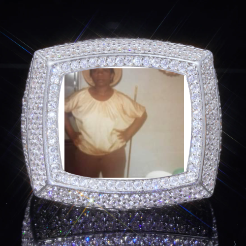 3D CUSTOM PICTURE ICED RING