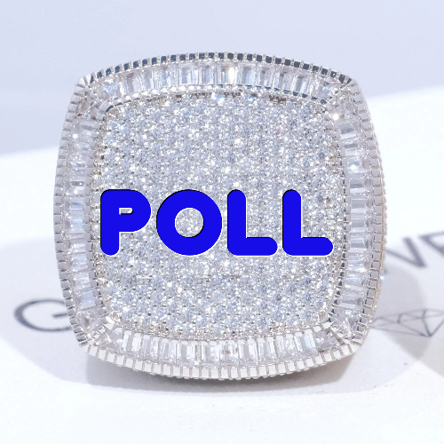CUSTOM LETTER 3D ICED RING
