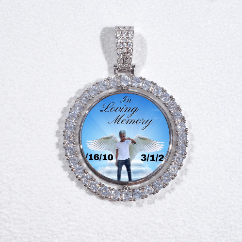 3D Spinning 2-Faced Custom Picture Pendant