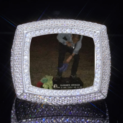 3D CUSTOM PICTURE ICED RING