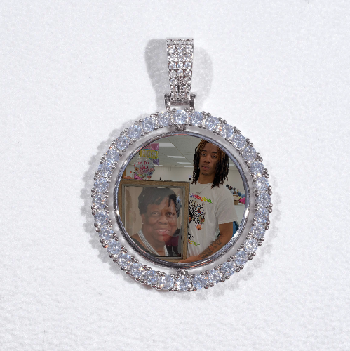 3D Spinning 2-Faced Custom Picture Pendant