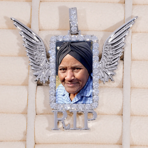 RIP WING 3D CUSTOM PICTURE PENDANT
