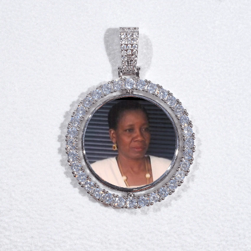 3D Spinning 2-Faced Custom Picture Pendant