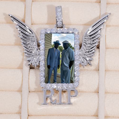 RIP WING 3D CUSTOM PICTURE PENDANT