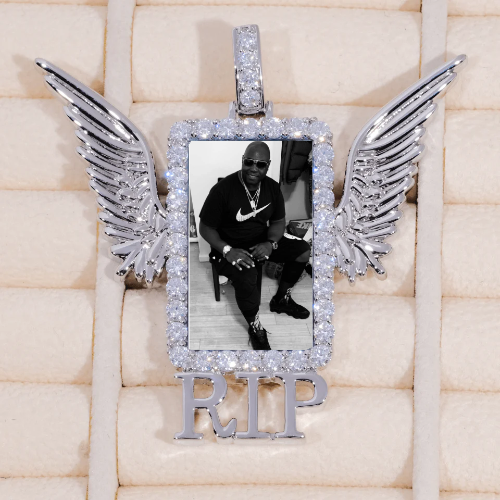 RIP WING 3D CUSTOM PICTURE PENDANT