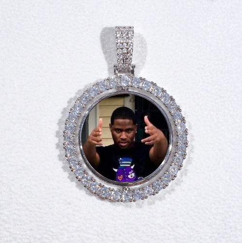 3D Spinning 2-Faced Custom Picture Pendant