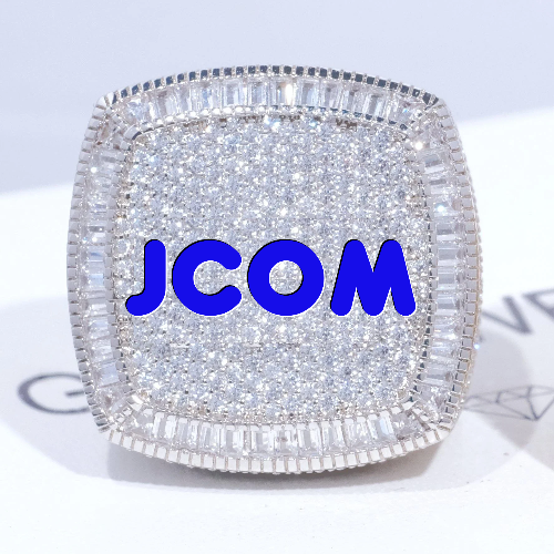 CUSTOM LETTER 3D ICED RING