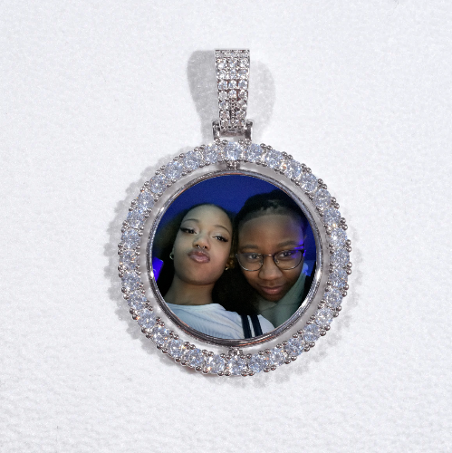 3D Spinning 2-Faced Custom Picture Pendant