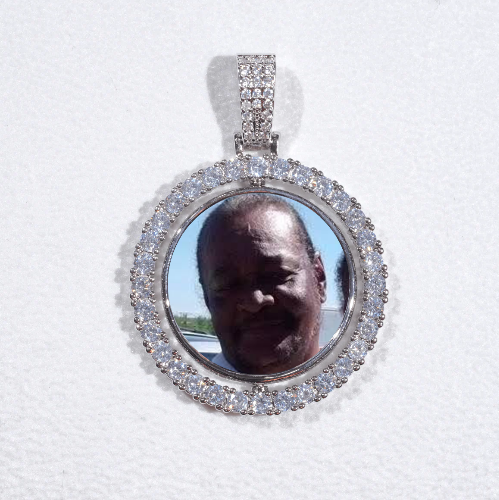 3D Spinning 2-Faced Custom Picture Pendant