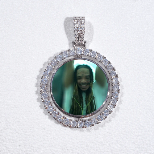 3D Spinning 2-Faced Custom Picture Pendant