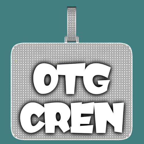 CUSTOM LETTER NECKLACE 3D BIG SQUARE