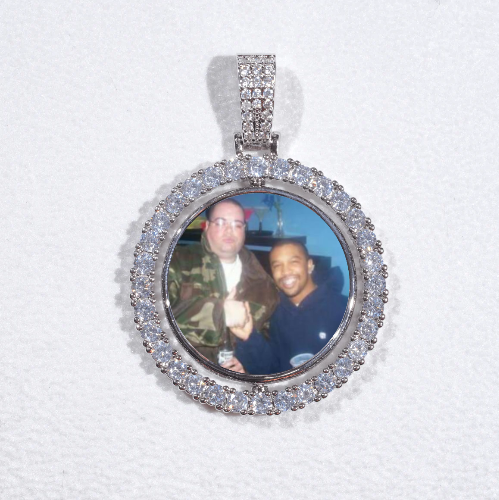 3D Spinning 2-Faced Custom Picture Pendant