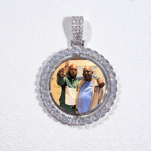 3D Spinning 2-Faced Custom Picture Pendant