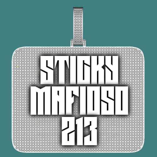 CUSTOM LETTER NECKLACE 3D BIG SQUARE