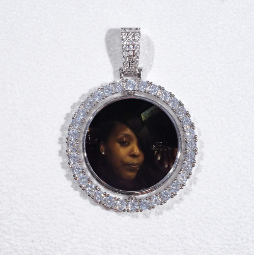 3D Spinning 2-Faced Custom Picture Pendant